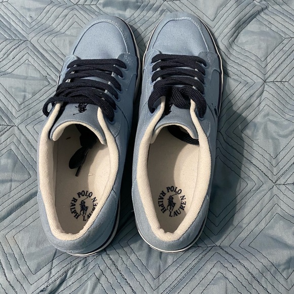 Ralph Lauren Other - Baby blue Ralph Lauren shoes sz 11